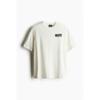 H M Loose FiT T sHirT wHiTe Rocky