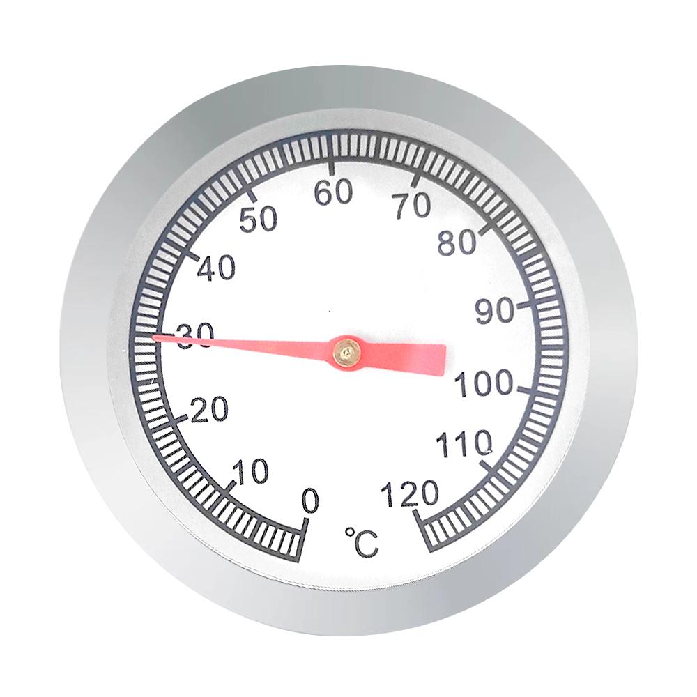 0-120 Degrees Celsius Pizza Oven Thermometer Stainless Steel Outdoor Indoor Grill Barbecue Stove Thermograph Food Cooking