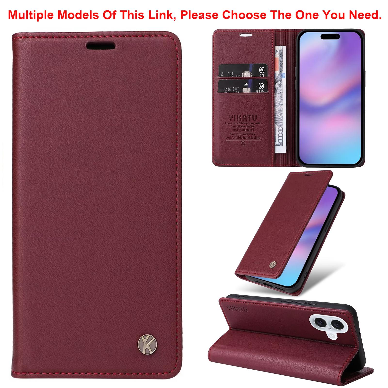 

Wallet Case For Samsung Galaxy A510 A310 A31 A30 A26 5G A25 A24 4G A23E A23 A22 A21 A20S A20 A17 A16 A15 A14 A13 A12 A10S A10 Samsung A10 вина червоного кольору