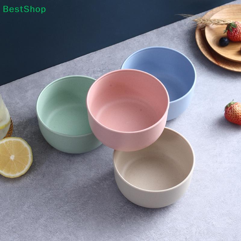 Eco-Friendly Wheat Straw Bowl - 4 Colorful Bowls for Daily Meals & Snacks