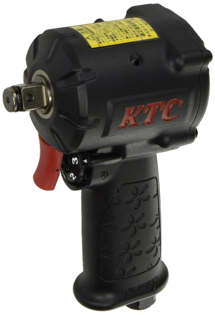 Kyoto Machinery Tools Vzduchový rázový utahovák Nos JAP418 Compact High Power Hloubka Výška Šířka Vzduchový olej pro vzduchové nářadí (KTC) 12,7 čtverečních (Plochý typ) & Tělo
