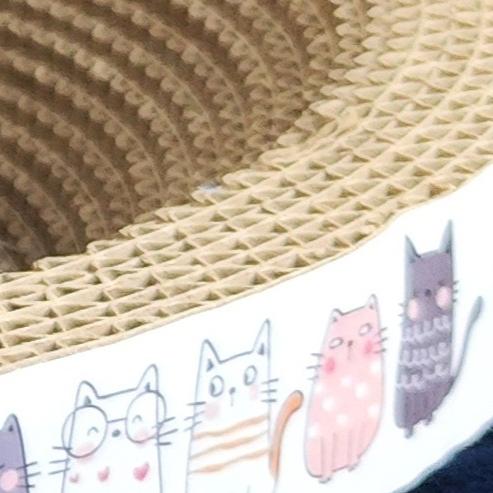Corrugated Paper Cat Scratch Board Wear-resistant for Playing Sleeping Grinding Claws Cat Bed Thick Durable Pet Toy