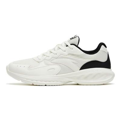Comfortable Daily Shock Absorbing Non-Slip Wear-Resistant Low-Top Running Shoes Men Sneakers White Black 912325571-4