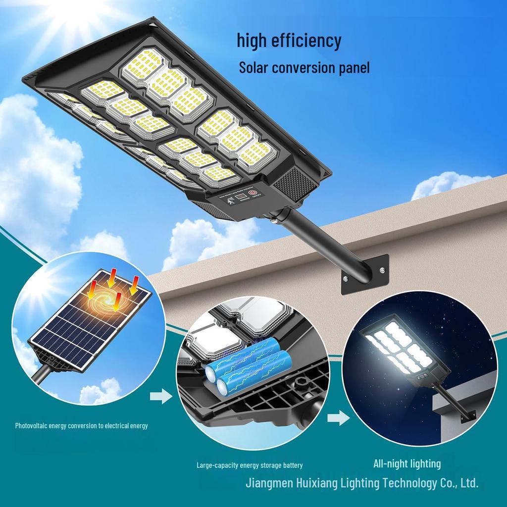 Smart Induction Solar Waterproof Courtyard Wall Light with Remote Control