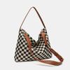 Borsa a Scacchiera Gatot, Borsa a Spalla, Stile Donna, Tendenza, Borsa da Pendolare ad Alta Capacità, Borsa da Donna