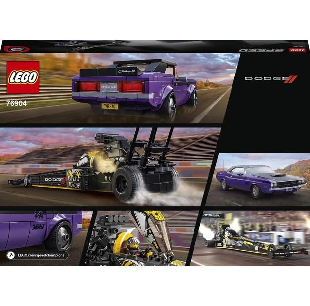 LEGO Speed Champions 76904 Mopar Dodge//SRT Top Fuel Dragster и 1970 Dodge Challenger T/A