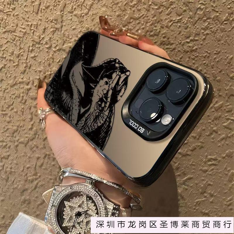 The new personalized python is suitable for iphone16 mobile phone case Apple 15promax/14 creative 13pro12 Europe and America