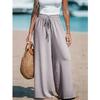 Atmungsaktive Weite Hosen Damen High-Waist Hosen Locker Lässig Elegante Hosen für Frühling und Sommer