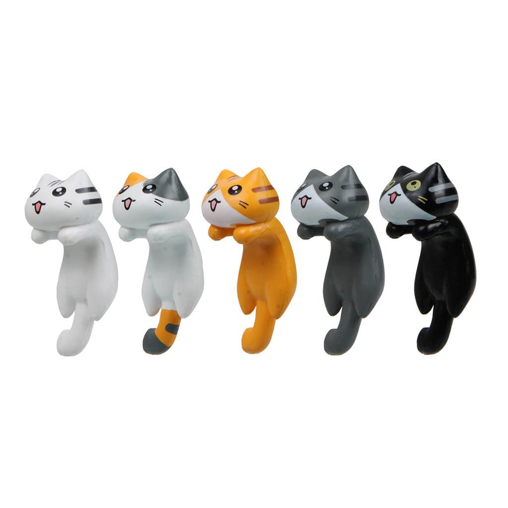 

Chis Sweet Home Fish Tank Miniature Pvc Scenes For Desk Decoration And Gifting Cat 5 Piece