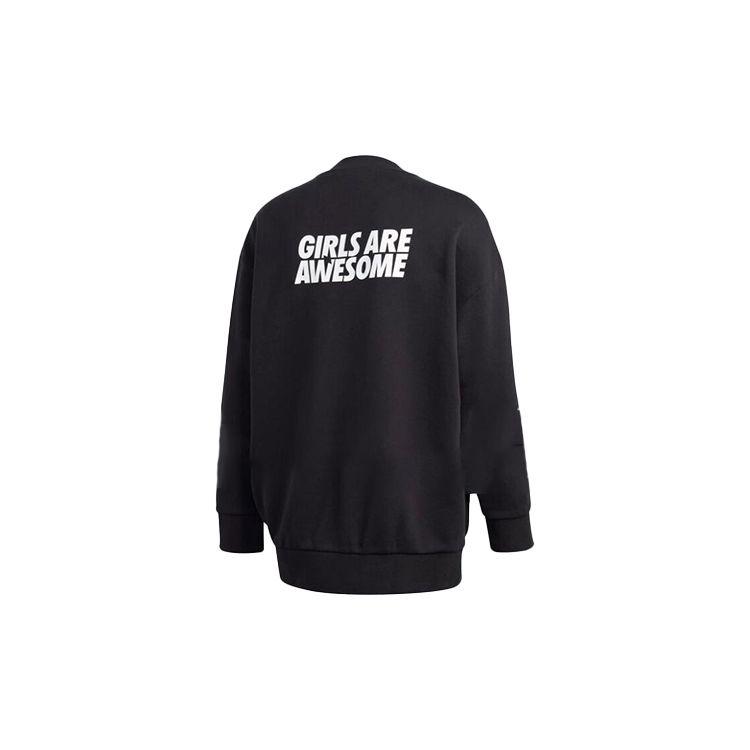adidas Originals X GIRLS ARE AWESOME Crossover Logo Long Sleeve Tee Black GM6913