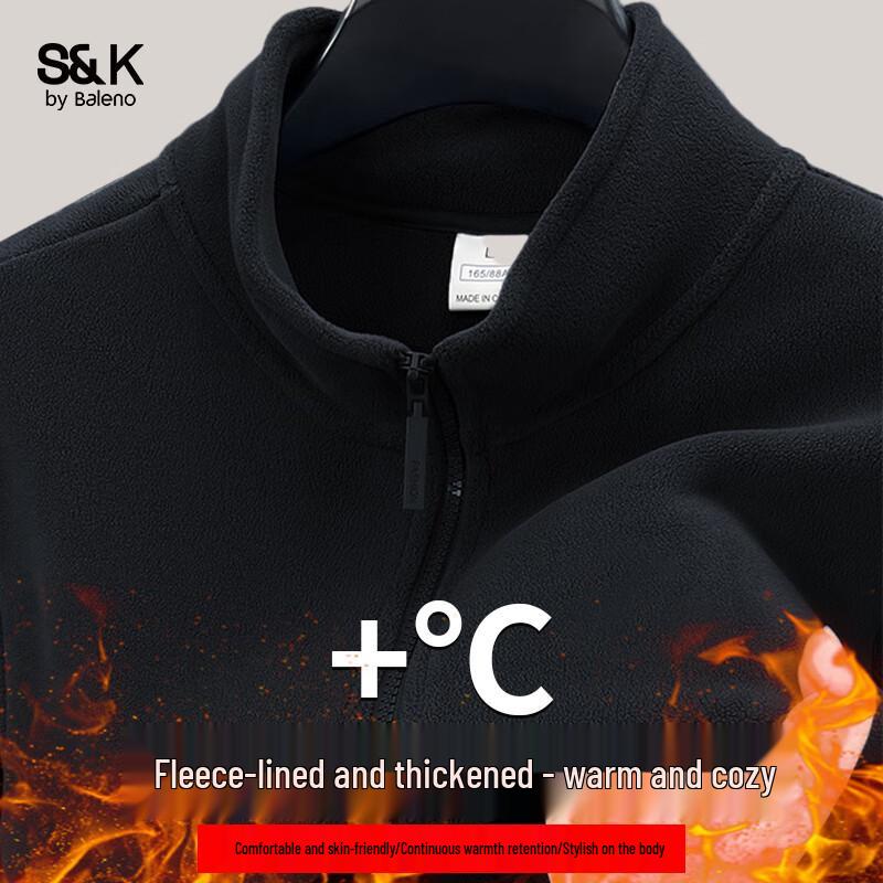 Baleno Men s S&K Stand-Collar Fleece Jacket 3XL