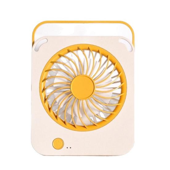 Portable Small Fan, Rechargeable Ultra-thin Silent Operation, with 3 Gear Wind Speed Desktop Fan, for Office Study Dormitory Outdoors