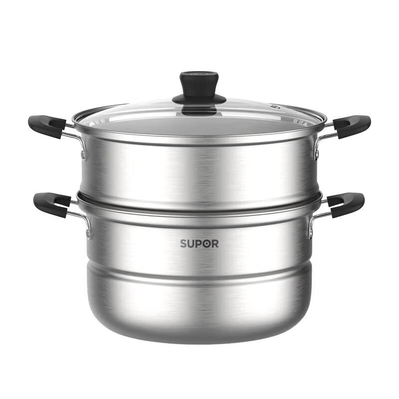 SUPOR 304 Stainless Steel Double Layer Steamer