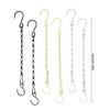 Silver Iron Decorative Chain For Indoor Outdoor Use Includes 20 S Hooks Easy Install Ceiling Decoration Hanger