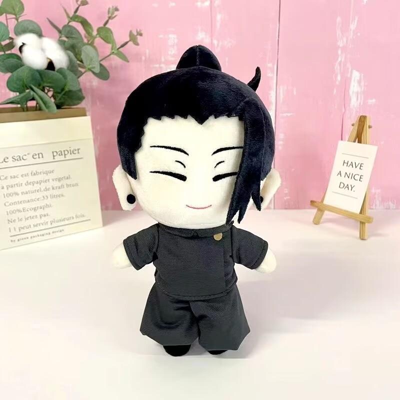 

20cm Fushiguro Toji Plush Doll Cute Soft Anime Okkotsu Yuta Stuffed Pillow Geto Suguru Plusie Toys Fans Holiday Birthday Gift