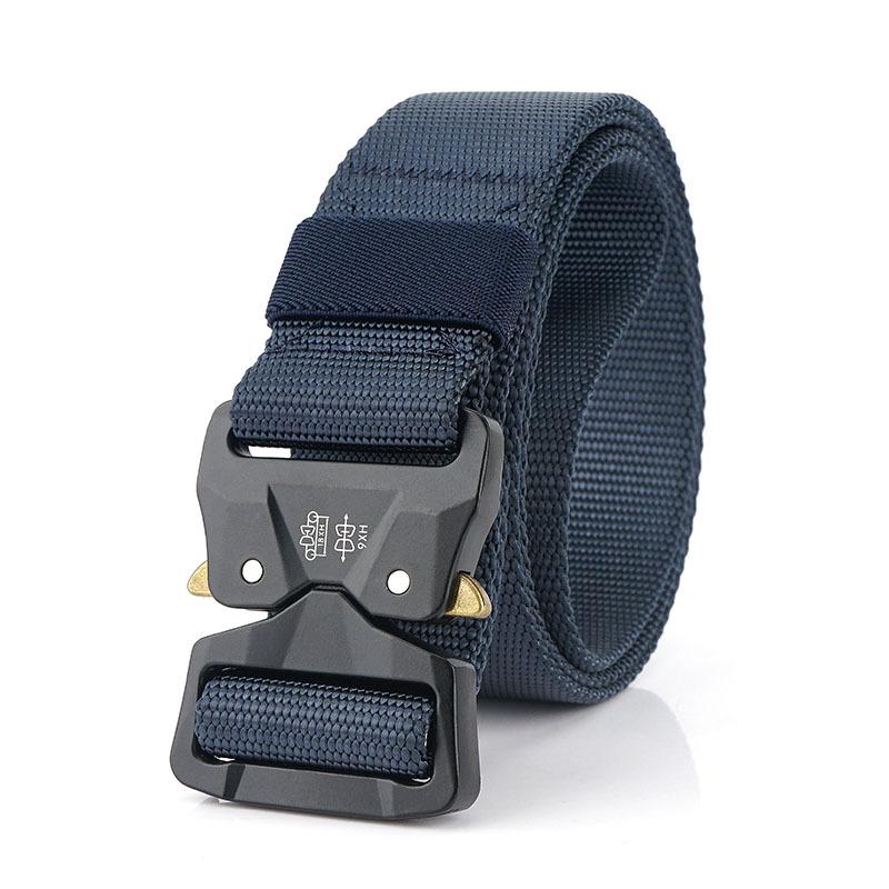 Tactical Belt Young Male Student Training Multifunctional Cobra Button Velcro Belt
