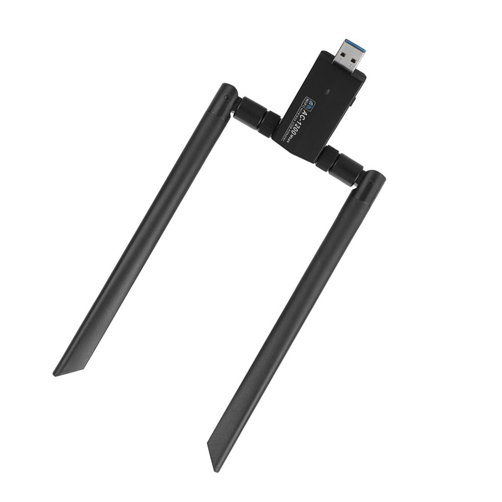 AC USB 5.8G Dualband Wifi Dongle Adapter Wireless Network Card