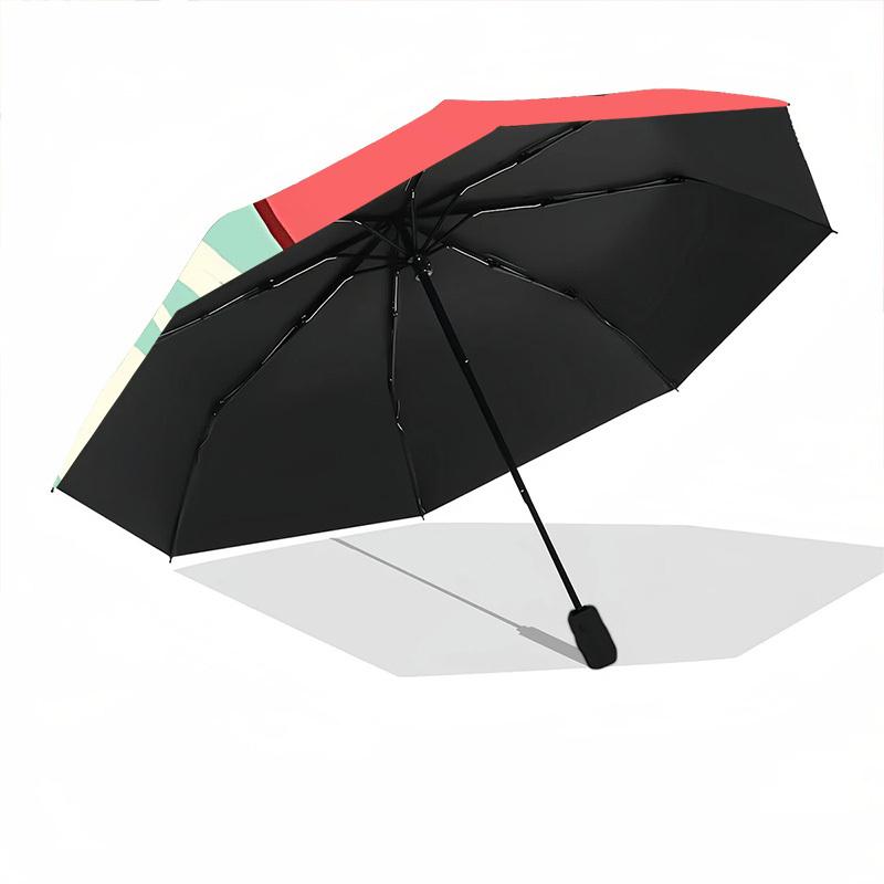 1pc Balloon and "Bear" Love Adventure Auto Open/close, 8-Rib Iron Frame, Compact Folding Cute Umbrella All-Season Portable Umbrella for Travel 009