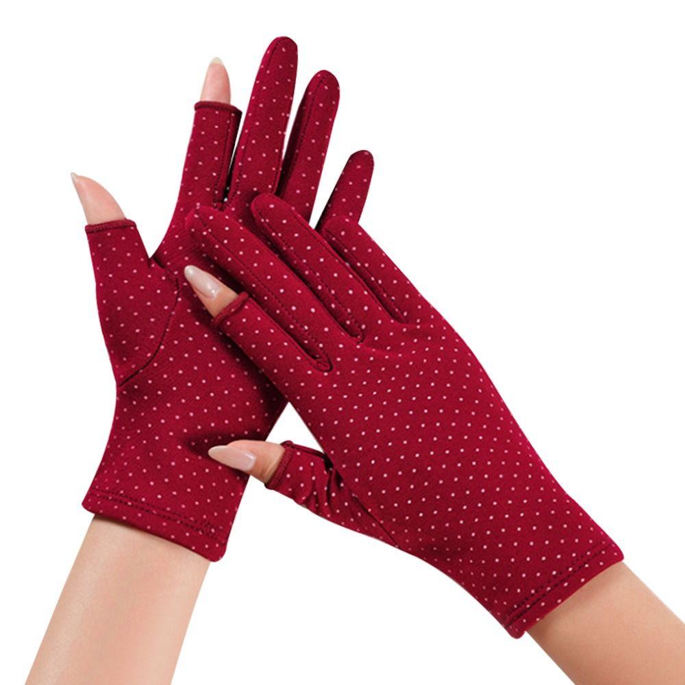 Fashion Warm Women's Winter Gloves Lining Fleece Coldproof Velvet Mittens Soft Windproof Driving Gloves Outdoor