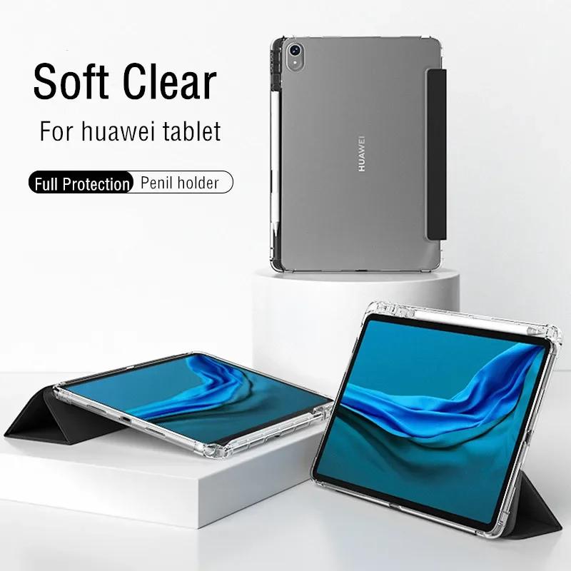 Průhledné pouzdro pro Huawei Matepad Air 11.5 Pro 11 2023 SE 10.4 T10S Kryt pro tablet Huawei Honor Pad 8 7 6 X6 X8 V6 X9 X8 Pro