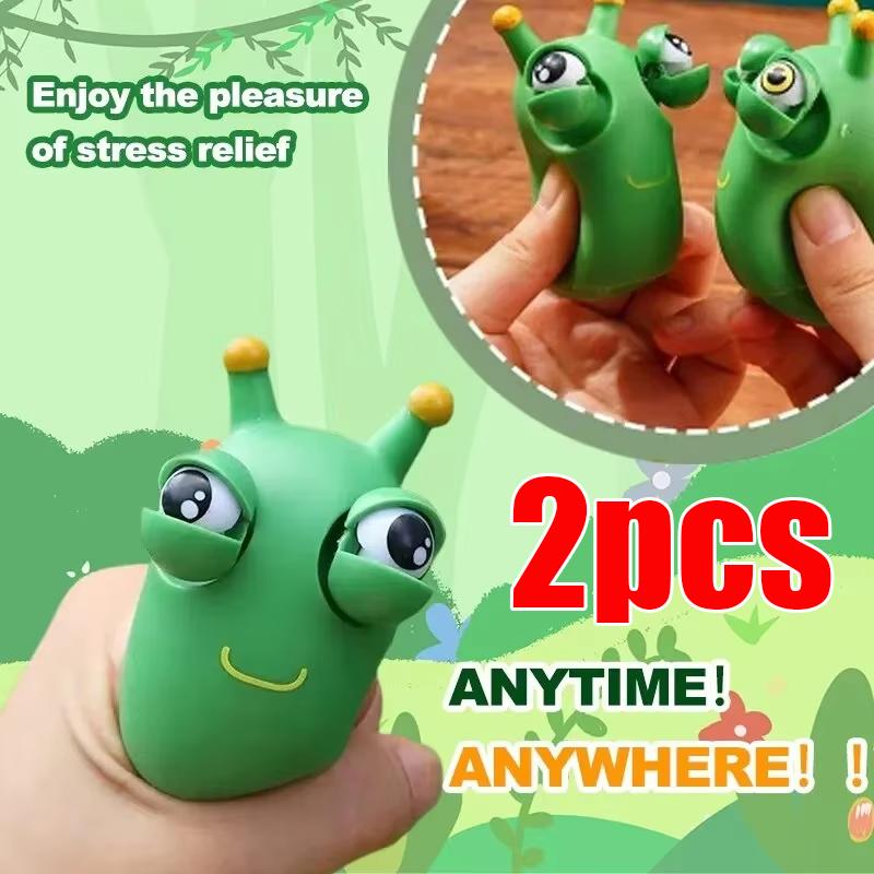 Brinquedo Anti-stress Pop Eye Sapo Verde de Apertar, Brinquedo Divertido para Alívio do Estresse para Adultos, Presente Criativo para Festa de Aniversário