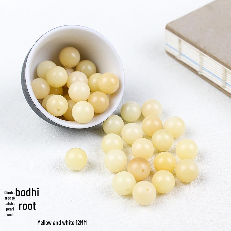 

Natural Oxidized 12MM Bodhi Root Round Beads for DIY Buddhist Bracelets & Spacer Accessories.