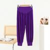 Women's Capri Pants Summer Modal Lightweight Loose-Fit  Casual Loungewear Elastic-Cuff Yoga Pants Sports Outwear