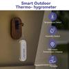 Wi-Fi Smart Hygrometer Indoor Outdoor Humidity Thermometer With Remote Monitoring & App Control,IP54 Sensor For Room, Greenhouse