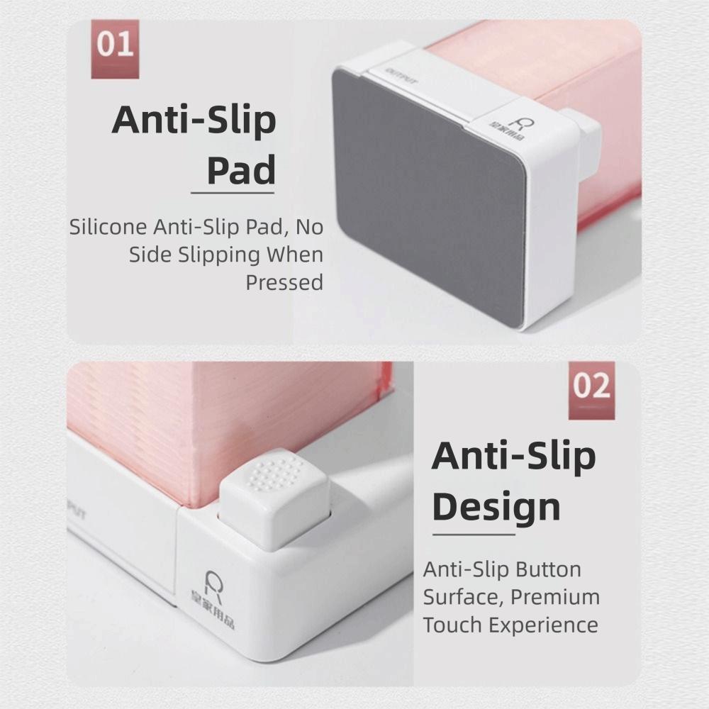 Press Type Makeup Cotton Organizer Dustproof Automatic Cotton Dispenser  Makeup Removal