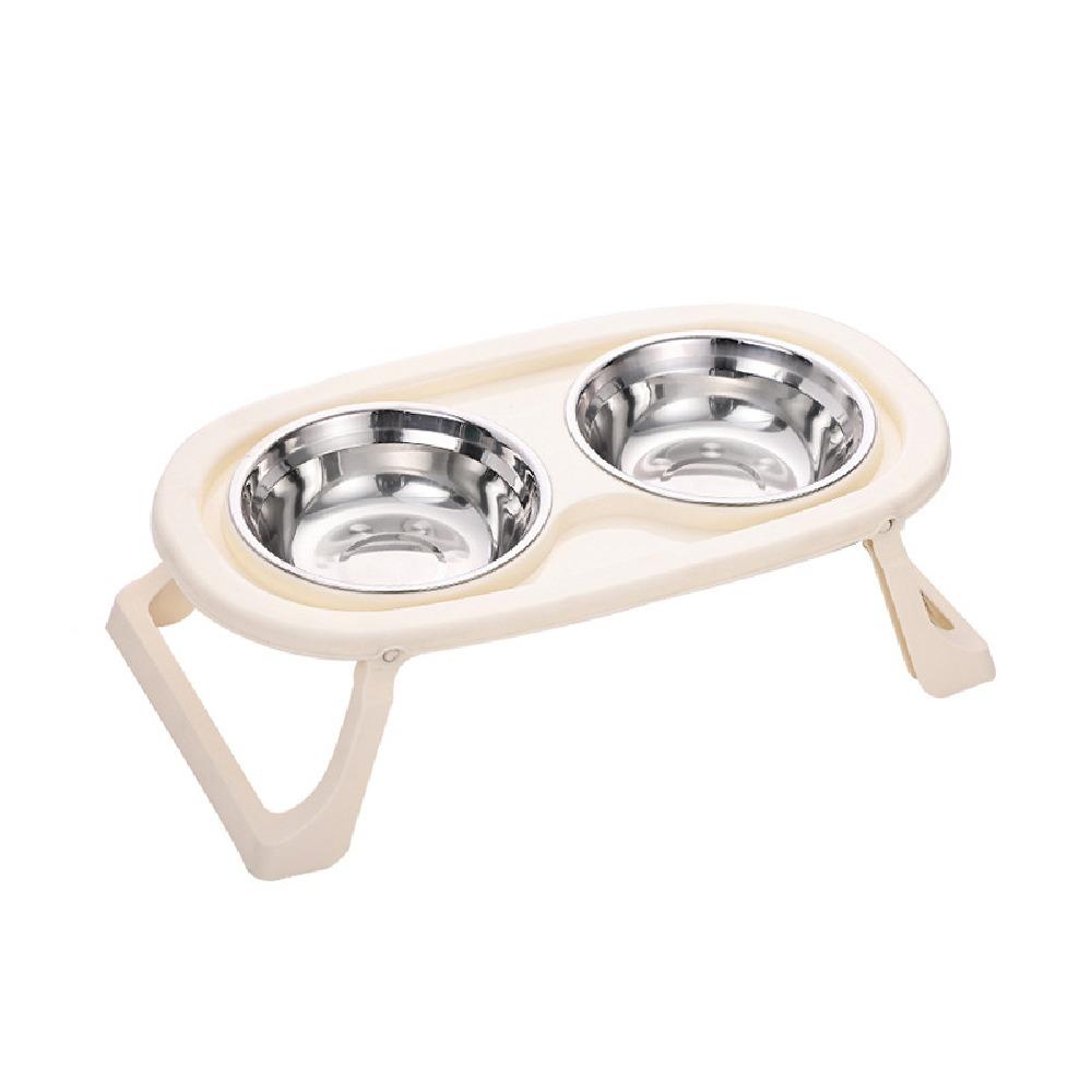 Non-Slip Cat Food Water Bowl Anti-flip Elevated Pet Feeder Bowl Pet Food Dispenser  Dog Accessories