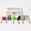 6 In1 Gift Box Key Chain Puzzle Magic Cube 3x3x3 Cube Backpack Pendant Cube 3x3 Cubo Magico Lovely Game Cube Keychain Cube Toys