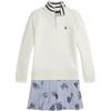 Polo Ralph Lauren Dress FW25 Printed Terry Long Sleeve Multi-Color Kids Kids dress CWPODRSG3D21028-100