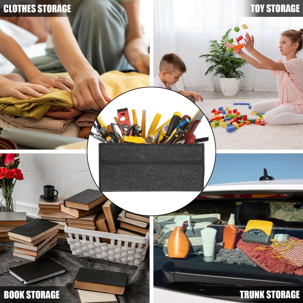 

Ultra Light Large Capacity Folding Storage Bag for Bedroom Clothing Book Stationery Organization - Portable Travel Storage Bag