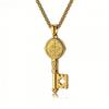 Saint Benedict's Exorcist Titanium Steel Key Necklace Niche Design Protection Sweater Chain Pendant