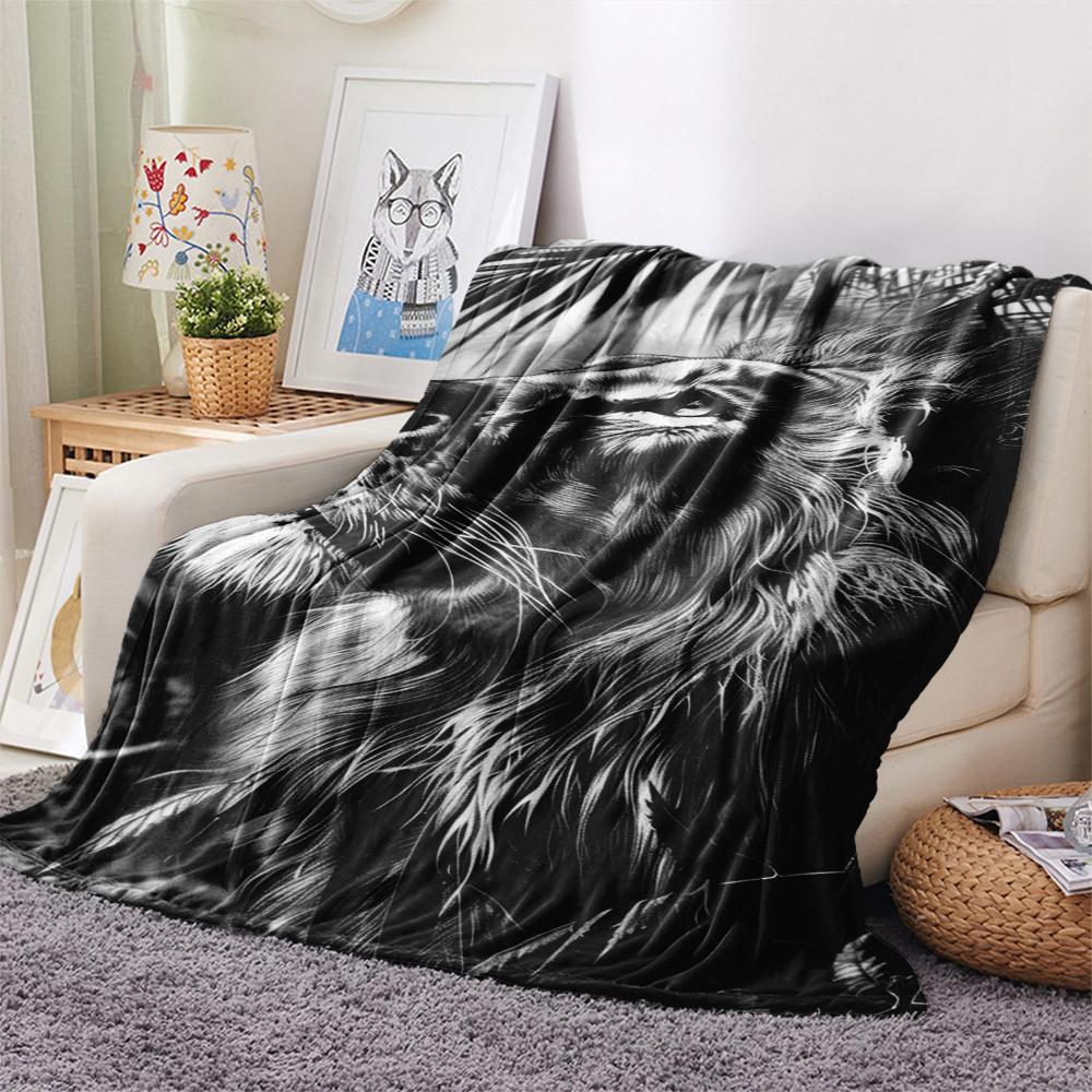 1 Manta de Franela con Estampado de Dibujos Animados, Alta Calidad, Cómoda para Todas las Estaciones, Decoración del Hogar, Calidez y Confort, Perfecta para Regalo de Navidad o Cumpleaños