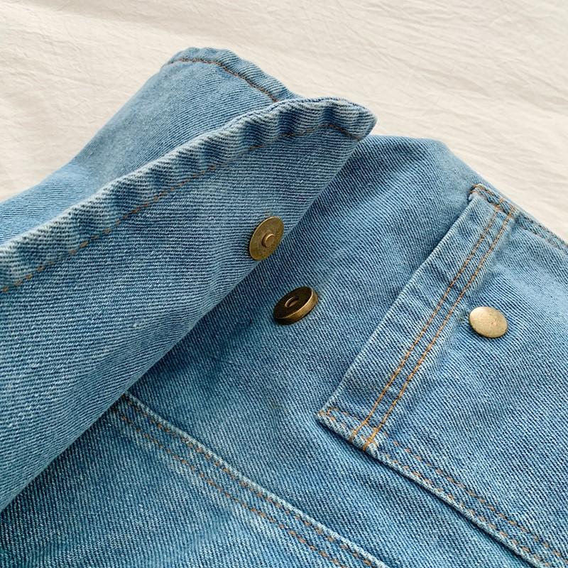 Large Capacity Backpack Women Denim Backpack