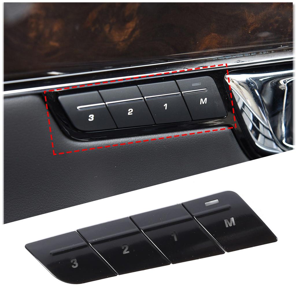 For Jaguar XF XJ 2008- Car AC Gear Switch Repair Decals aluminum alloy Button Stickers Car Accessories Interior