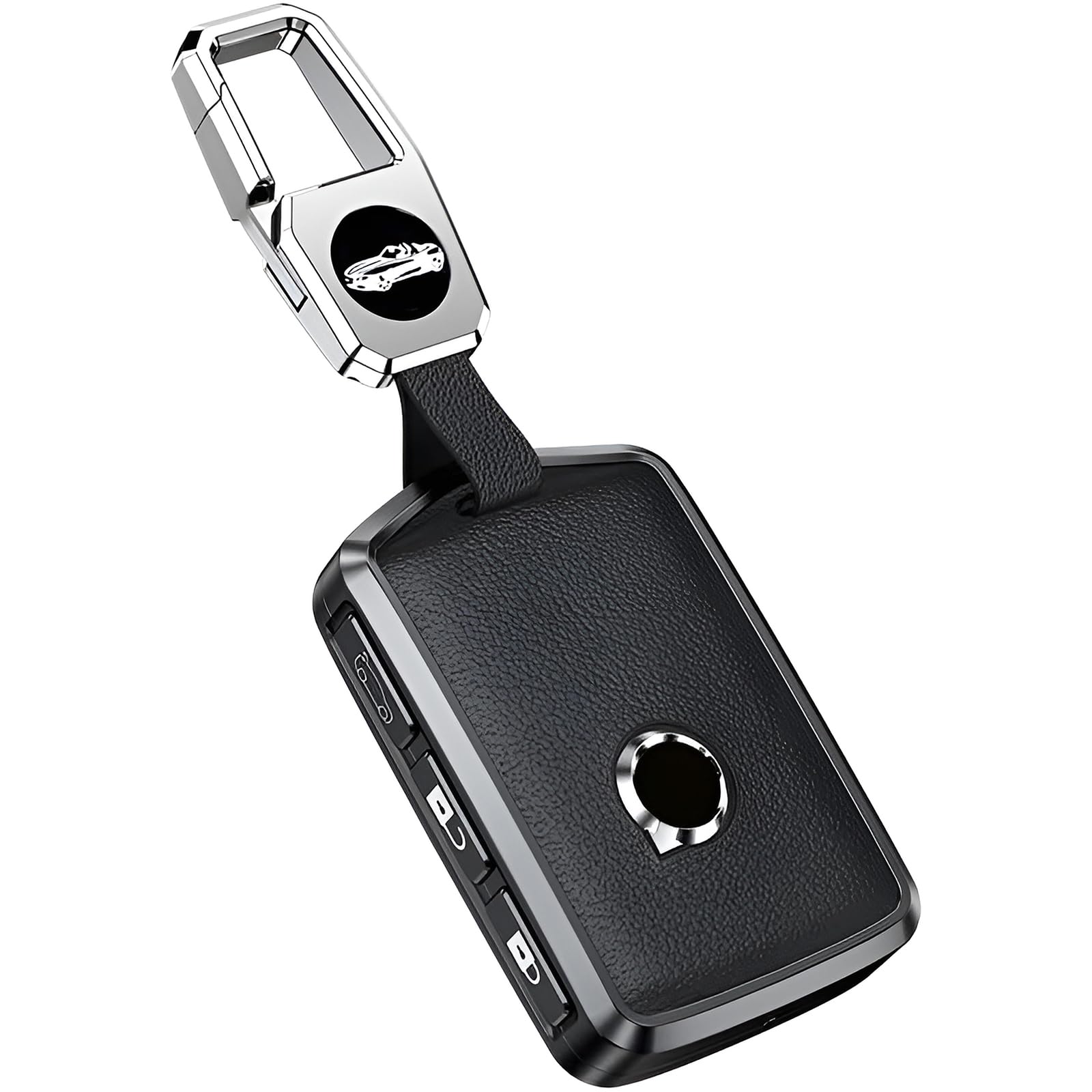 

ontto Чехол для смарт-ключа для Volvo, Чехол для ключа, Держатель для ключей, Стильный, Высокое качество, Устойчивый к царапинам, M чёрный