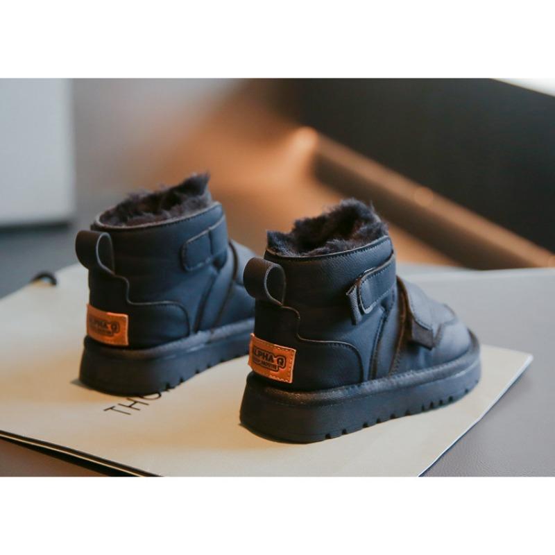 New winter girls' plush thick cotton shoes