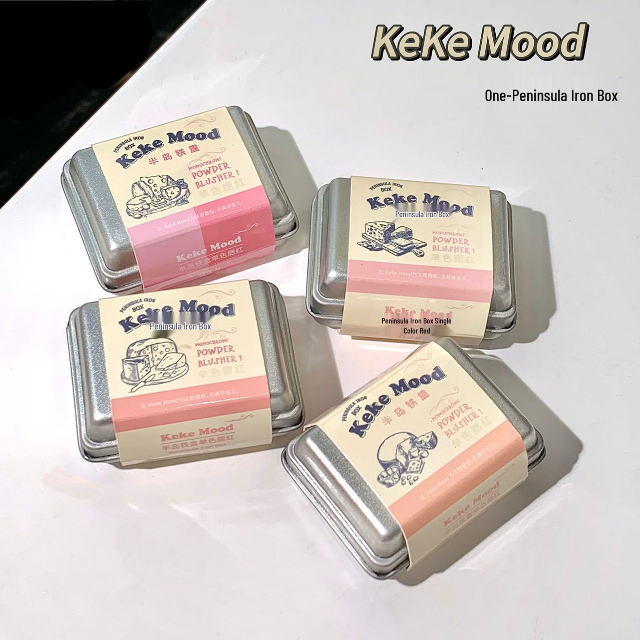 

Kekemood Monochrome Blush: Gray-Pink Matte for a Natural Look