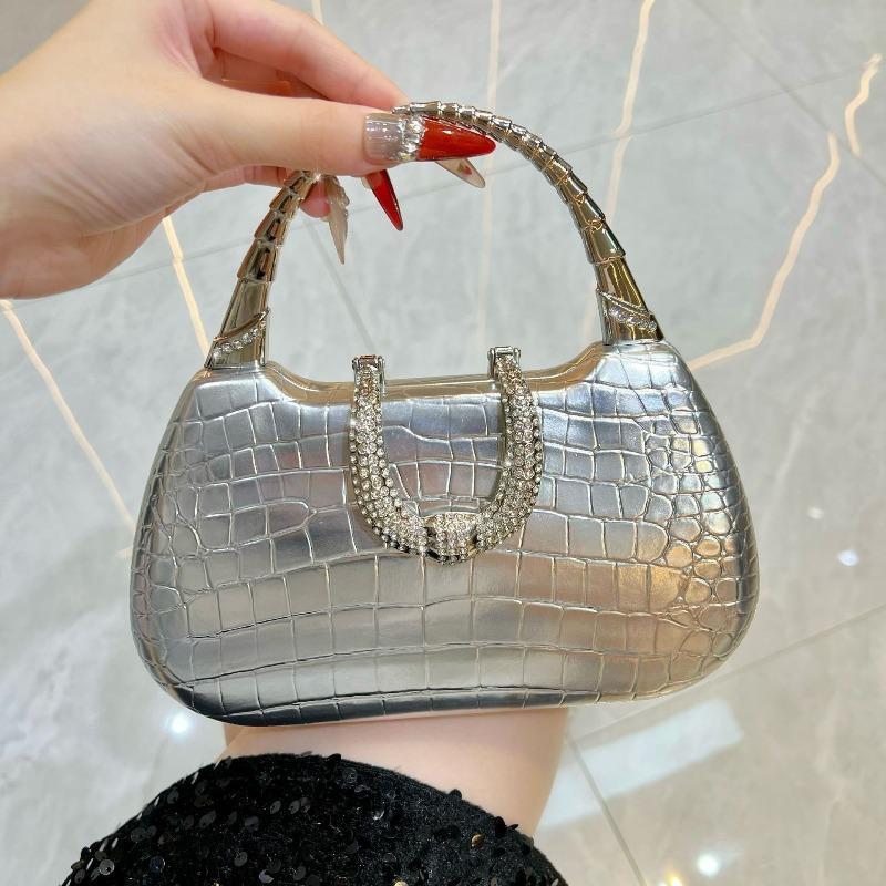 Handbag Evening Bag High-end Style Crossbody Bag Fashion and Simplicity Set of Single Shoulder Bags with Diamonds