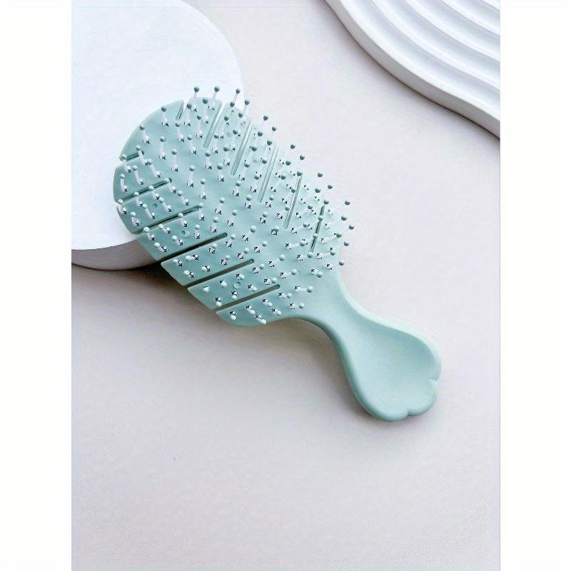 

1 шт./2 шт. Портативная антистатическая мини-массажная расческа для удобного путешествия Расческа для волос Сезон «Снова в школу» 1pc Green разноцветный