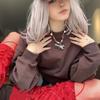 Cool Punk Guitar Pendant Necklace Hollow Star Rainbow Rhinestone Choker Collarbone Necklace Hip Hop Jewelry Y2K Choker