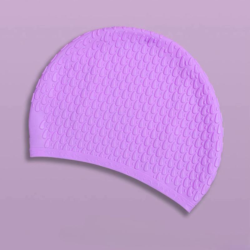 Men Women Universal Silicone Swimming Cap for Adult Hair Protection Elestic Swim Hat Long Hair Protection Swimming Caps