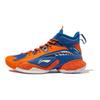 Li Ning Power 7 Premium Mid Top Basketball Shoes Men's Orange Blue ABAQ071-5