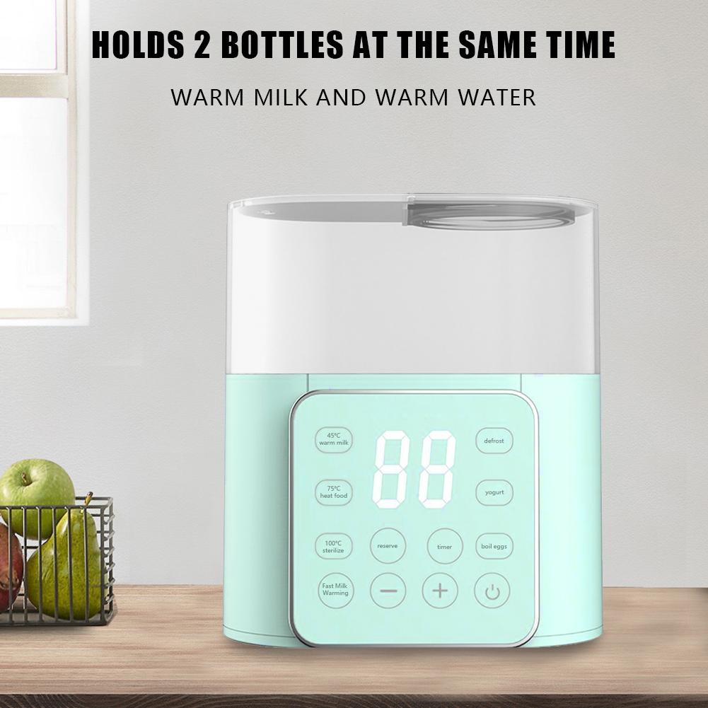 Scaldabiberon portatile multifunzione, scaldabiberon veloce per alimenti per bambini, spegnimento automatico, riscaldamento costante per 12 ore per latte materno o artificiale