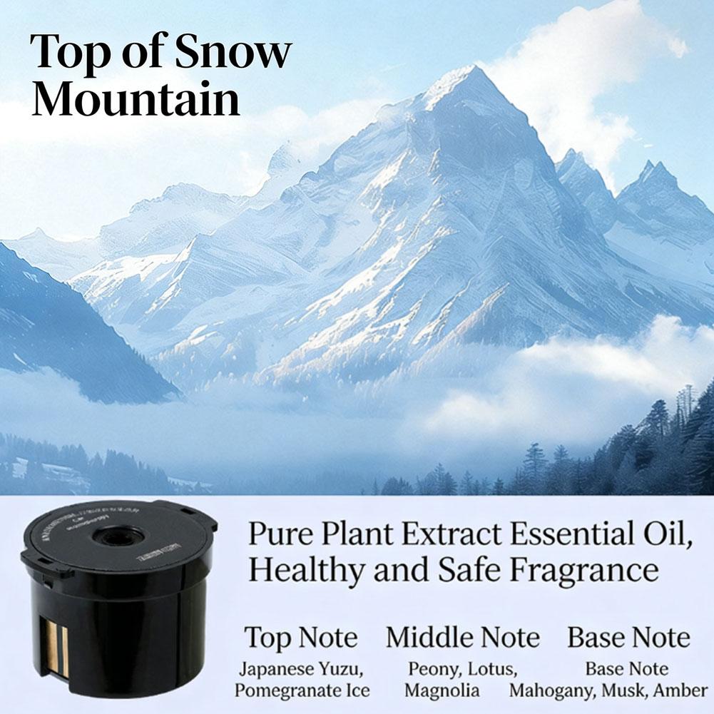 Auto Spray with Timer Ambient Atmosphere Light Smart Car Mist Diffuser Fragrance Machine USB Rechargeable Car Interior Decor