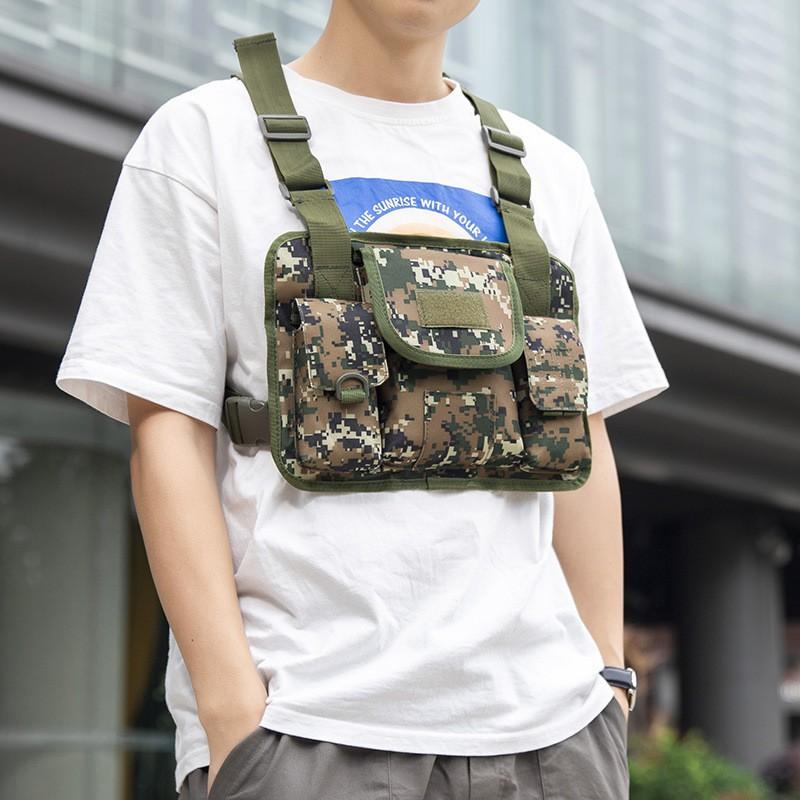 Military Fans Outdoor Sports Water-proof Backpack Portable Fishing Tool Hanging Bag Men Women's Multi-functional Trendy