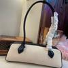 Cloth Leather French Niche Sausage Bag Retro Underarm Bagel Women's Handbag Commuting All-match Shoulder