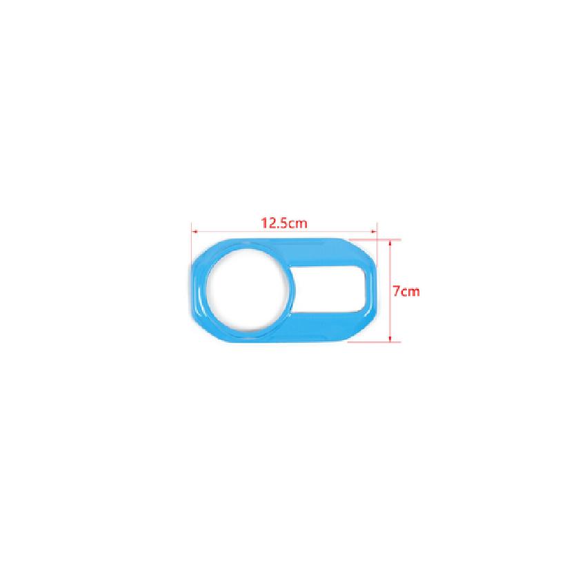 Light Blue Headlight Switch Button Decor Cover Trim For Jeep Wrangler JL&JT 18+
